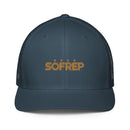 Icon Navy Flexfit Closed-back Trucker Cap