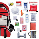 Red 64 Piece Survival Backpack Backpacks Peach Coconut