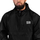 SR Star Logo - Embroidered Champion Packable Jacket Jackets SOFREP Store Black S