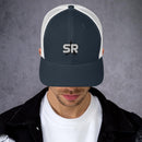 SR Star Logo - Trucker Cap SOFREP Store Navy/ White