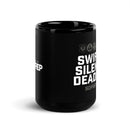 Swift Silenty Deadly Motto 15oz Black Glossy Mug
