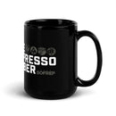 De Opresso Liber Motto 15oz Black Glossy Mug