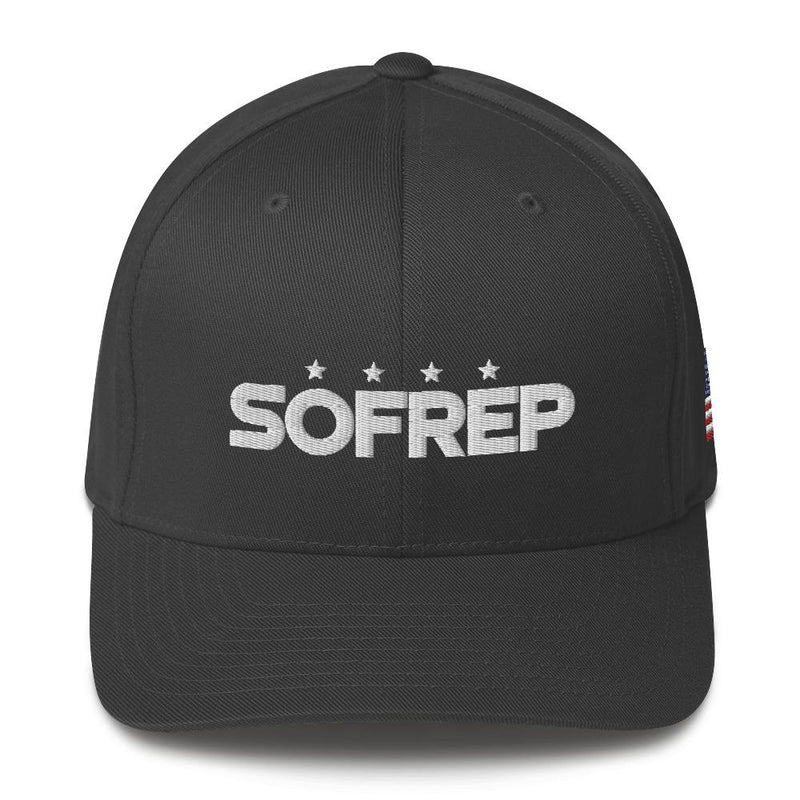 SOFREP Logo - Structured Twill Cap SOFREP Store Dark Grey S/M 