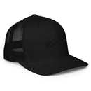 Icon All Black Flexfit Closed-back Trucker Cap