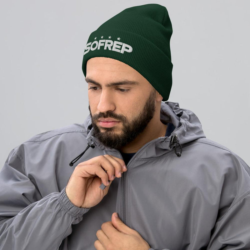 SOFREP Logo - Cuffed Beanie SOFREP Store Spruce 