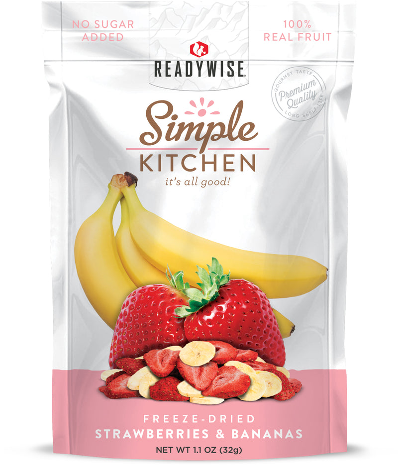 6 Pack Case of Simple Kitchen Strawberries & Bananas