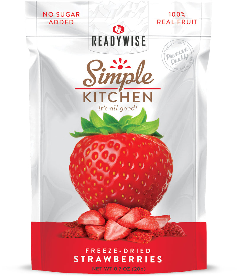 6 Pack Case of Simple Kitchen Sliced Strawberries