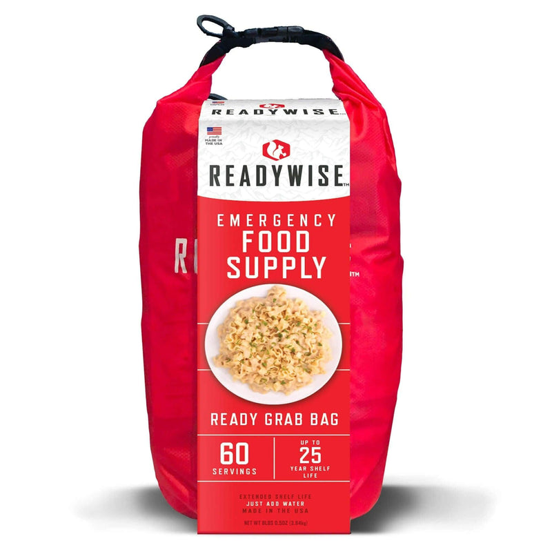 7 Day Emergency Dry Bag 60 Servings Breakfast and Entrée Grab and Go