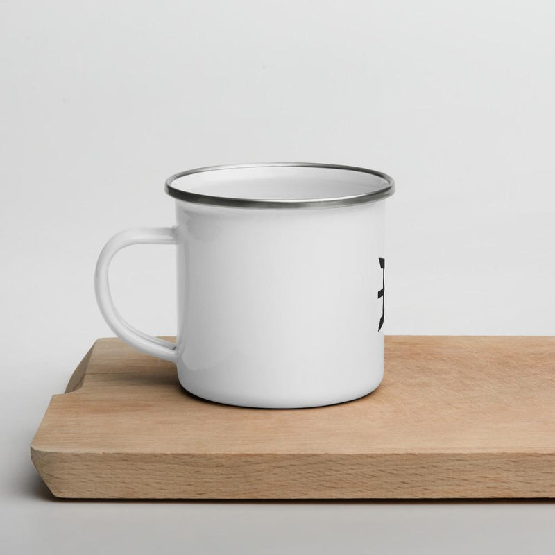 BW Logo - Enamel Mug Mugs SOFREP Store 