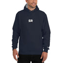 SR Star Logo - Champion Hoodie Hoodies SOFREP Store Navy S 