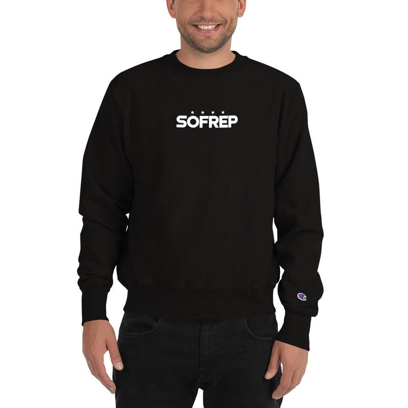 SOFREP Champion Sweatshirt Sweatshirts SOFREP Store Black S 