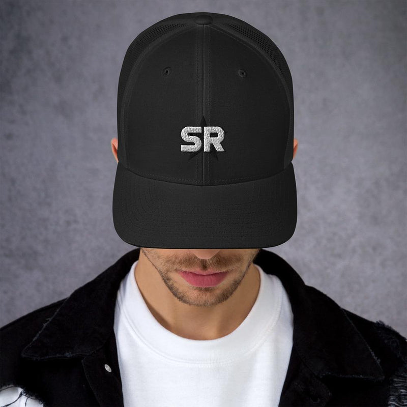 SR Star Logo - Trucker Cap SOFREP Store Black 