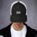 SR Star Logo - Trucker Cap SOFREP Store Black/ White 