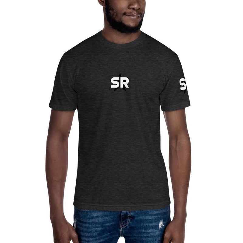 SR Star Logo - Unisex Crew Neck Tee T-Shirts SOFREP Store Heather Black S 