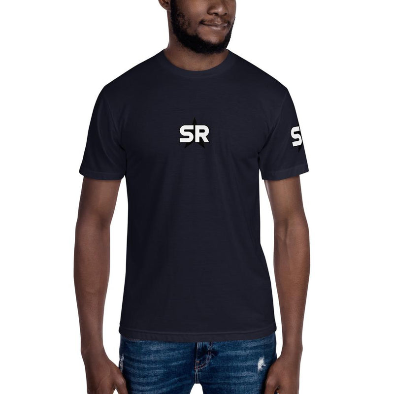 SR Star Logo - Unisex Crew Neck Tee T-Shirts SOFREP Store Navy S 