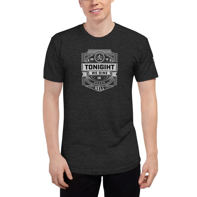 Tonight We Dine in Hell - Unisex Tri-Blend Track Shirt T-Shirts SOFREP Store XS 