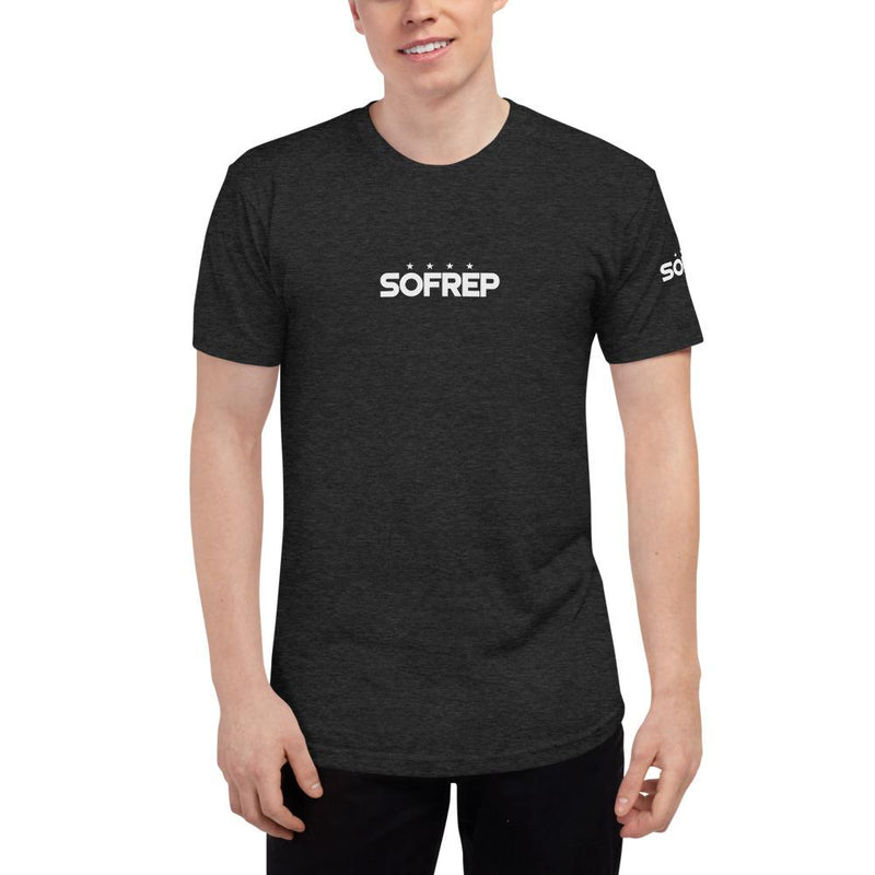 SOFREP Logo - Unisex Tri-Blend Track Shirt T-Shirts SOFREP Store XS 