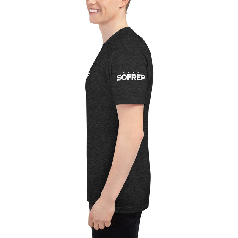SOFREP Logo - Unisex Tri-Blend Track Shirt T-Shirts SOFREP Store 